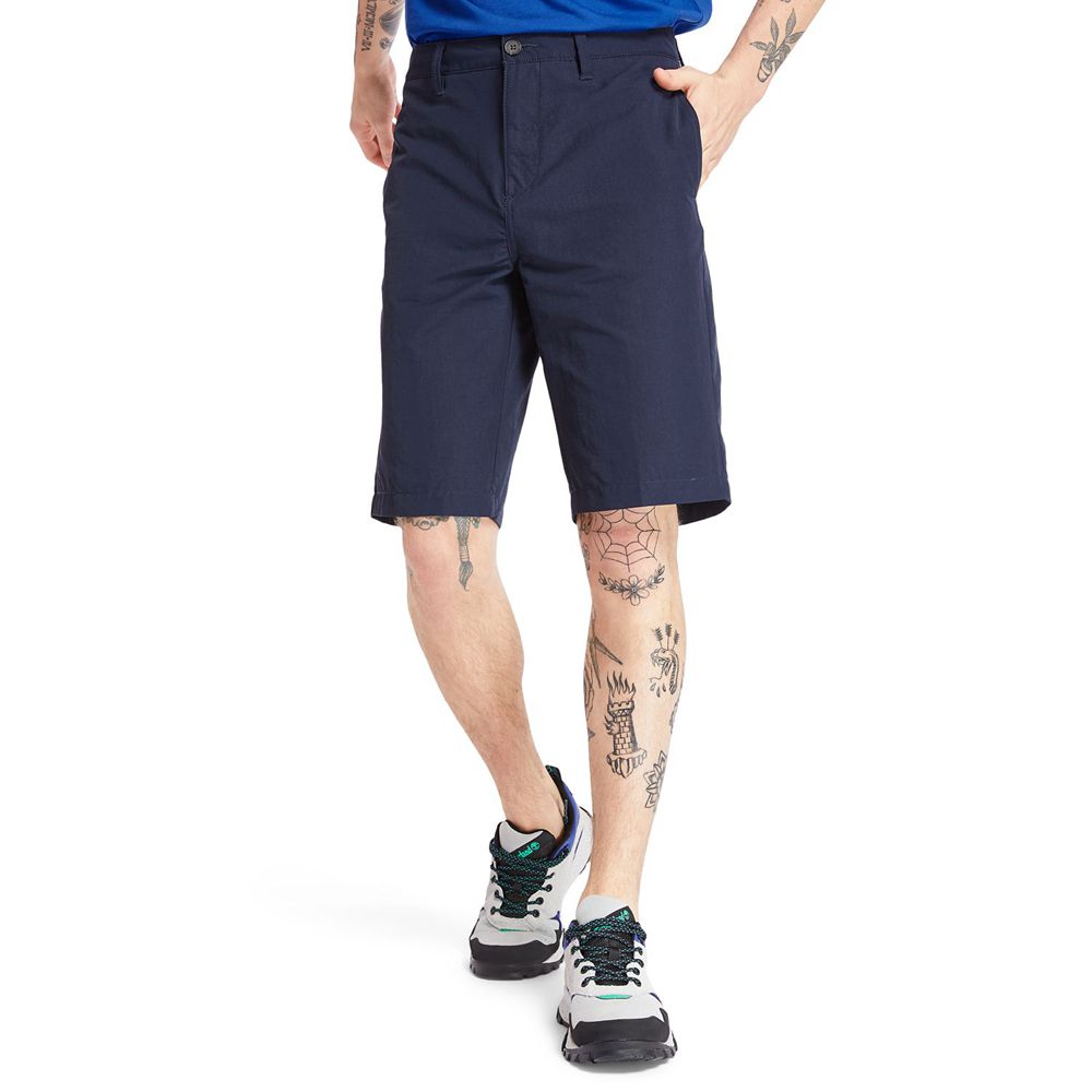Bermudas Masculino - Timberland Tarleton Lake Relaxed Twill - UQMPS0541 - Azul Marinho